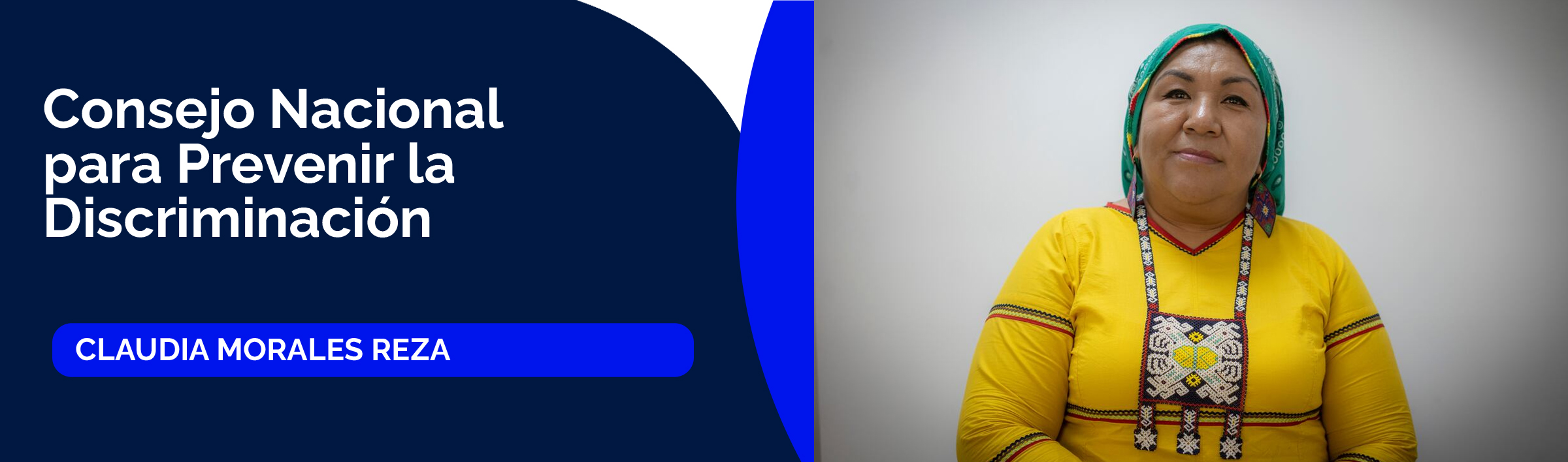 Claudia Morales Reza, titular del Consejo Nacional para Prevenir la Discriminación (CONAPRED)