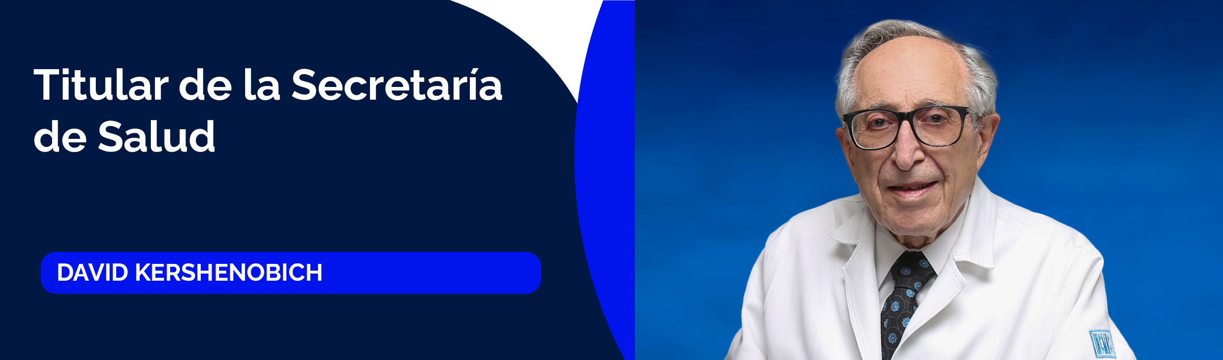 David Kershenobich Stalnikowitz, titular de la Secretaría de Salud