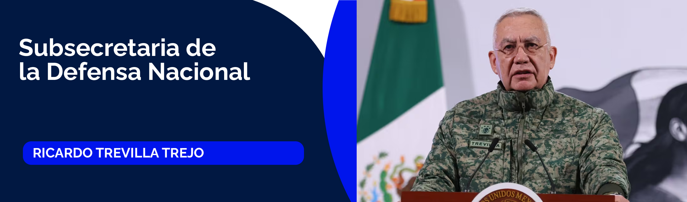 Ricardo Trevilla Trejo, titular de la Secretaría de la Defensa Nacional