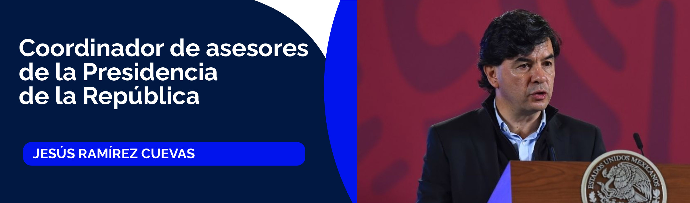 Jesús Ramírez Cuevas, coordinador de asesores de la Presidencia de la República
