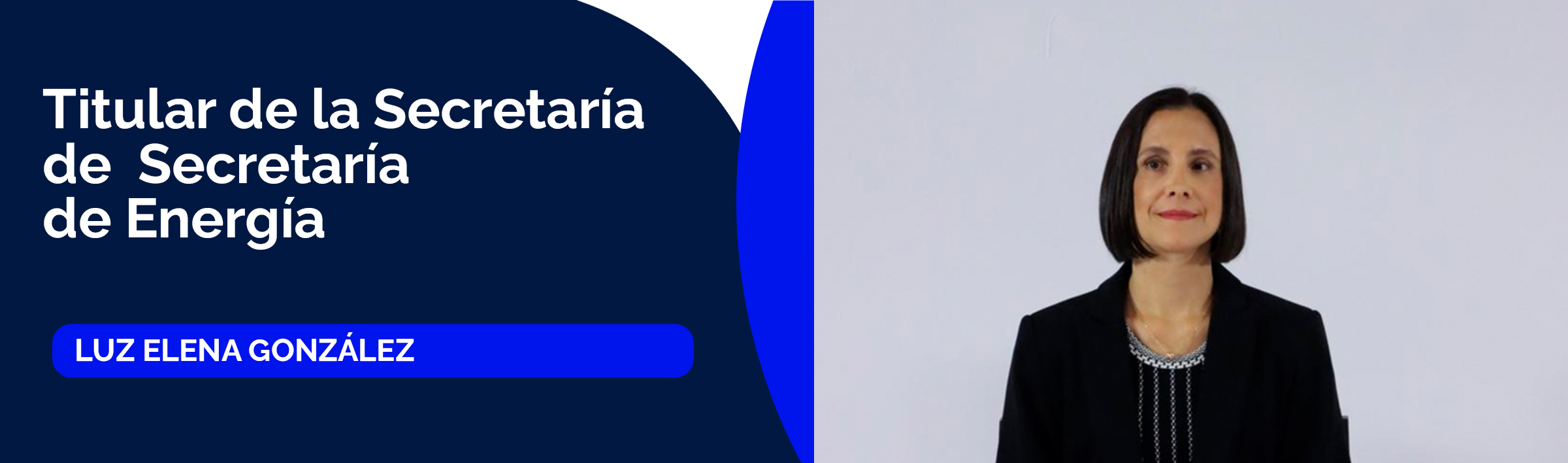 Luz Elena González, titular de la Secretaría de Energía