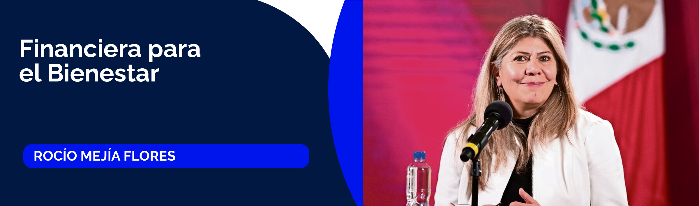 Rocío Mejía Flores, titular de Financiera para el Bienestar