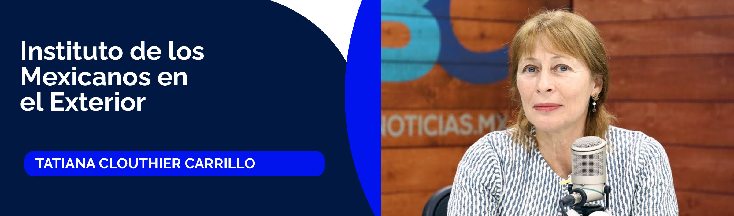 Tatiana Clouthier Carrillo, titular del Instituto de los Mexicanos en el Exterior